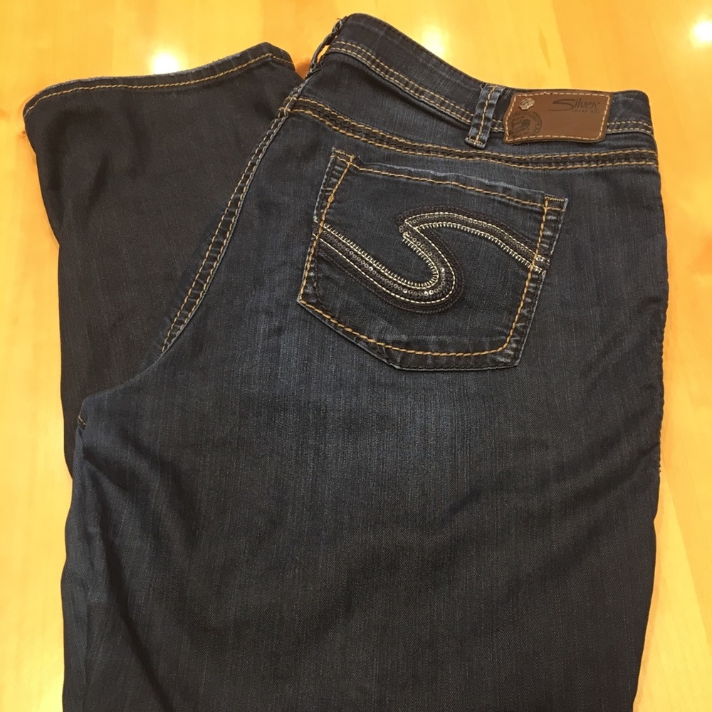 Silver Suki Capri jeans